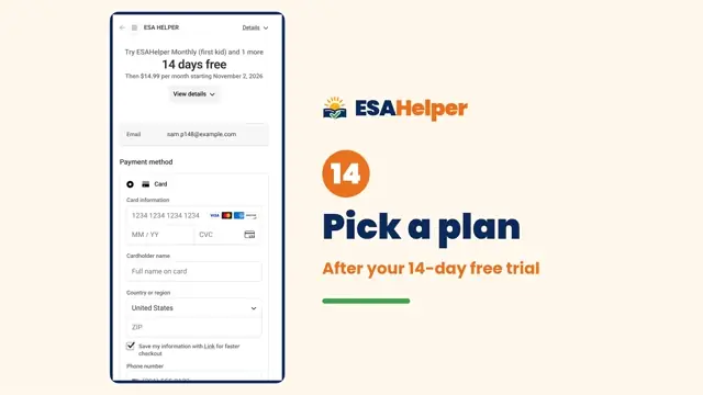 Plans and checkout